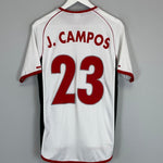 Shop 2002/03 MEXICO J.CAMPOS #23 AWAY SHIRT (S) ATLETICA, classic football shirts, vintage football shirts & retro soccer jerseys at Cult Kits