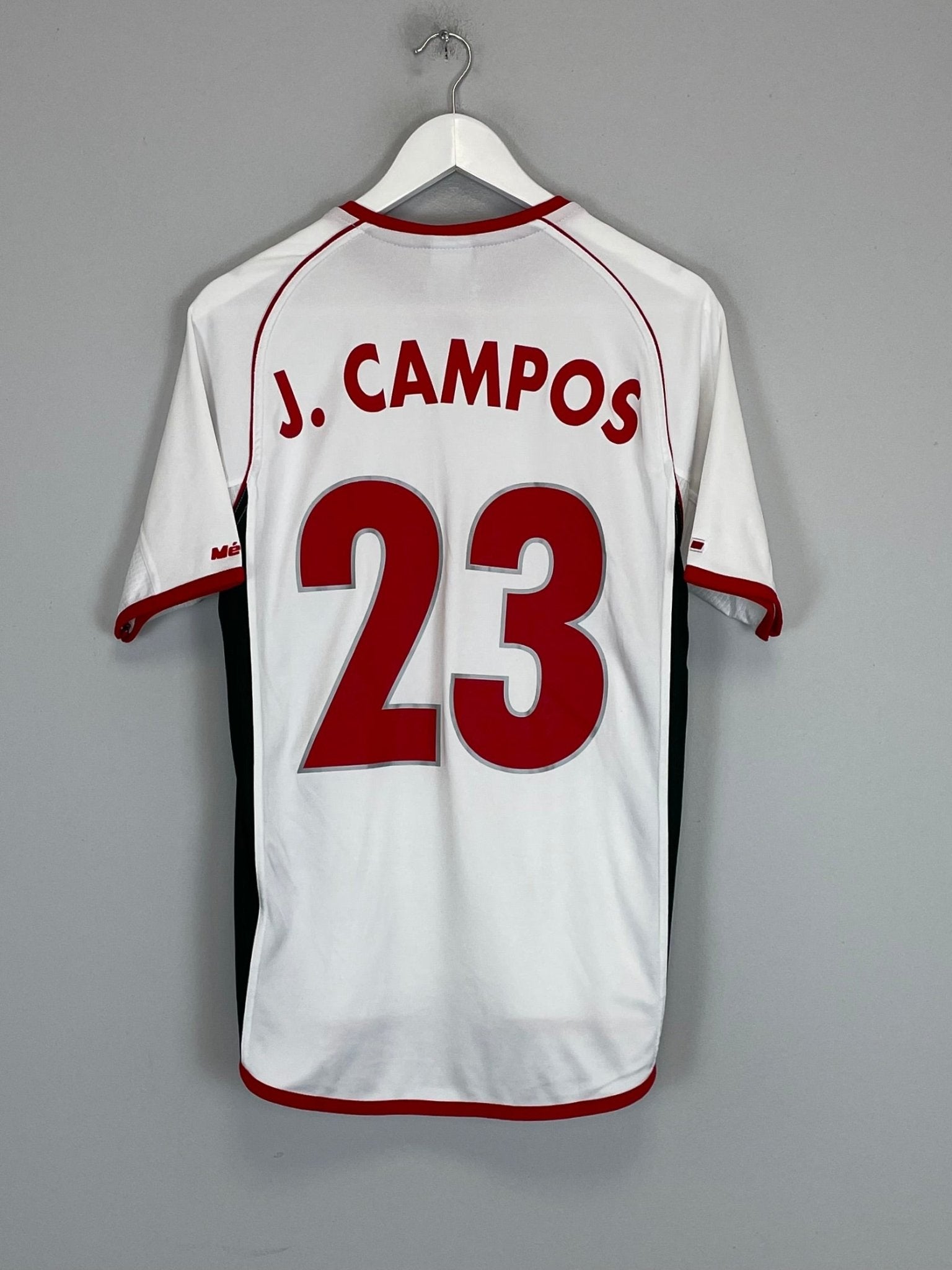 Shop 2002/03 MEXICO J.CAMPOS #23 AWAY SHIRT (S) ATLETICA, classic football shirts, vintage football shirts & retro soccer jerseys at Cult Kits