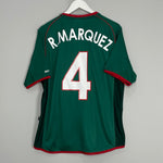 Shop 2002/03 MEXICO MARQUEZ #4 HOME SHIRT (L) ATLETICA, classic football shirts, vintage football shirts & retro soccer jerseys at Cult Kits