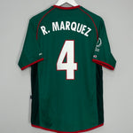 Shop 2002/03 MEXICO MARQUEZ #4 HOME SHIRT (L) ATLETICA, classic football shirts, vintage football shirts & retro soccer jerseys at Cult Kits