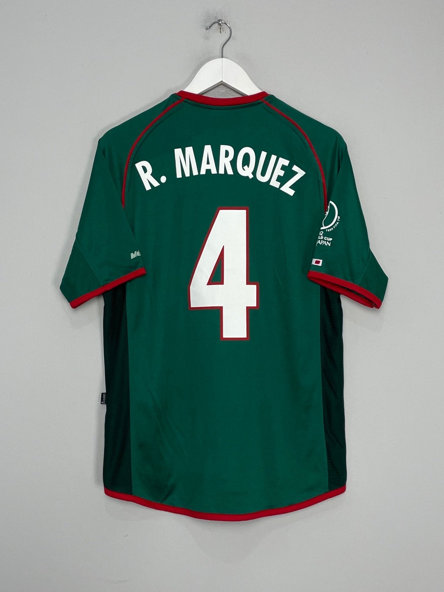Shop 2002/03 MEXICO MARQUEZ #4 HOME SHIRT (L) ATLETICA, classic football shirts, vintage football shirts & retro soccer jerseys at Cult Kits