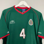 Shop 2002/03 MEXICO MARQUEZ #4 HOME SHIRT (L) ATLETICA, classic football shirts, vintage football shirts & retro soccer jerseys at Cult Kits