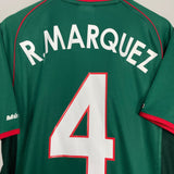 Shop 2002/03 MEXICO MARQUEZ #4 HOME SHIRT (L) ATLETICA, classic football shirts, vintage football shirts & retro soccer jerseys at Cult Kits