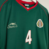 Shop 2002/03 MEXICO MARQUEZ #4 HOME SHIRT (XXL) ATLETICA, classic football shirts, vintage football shirts & retro soccer jerseys at Cult Kits