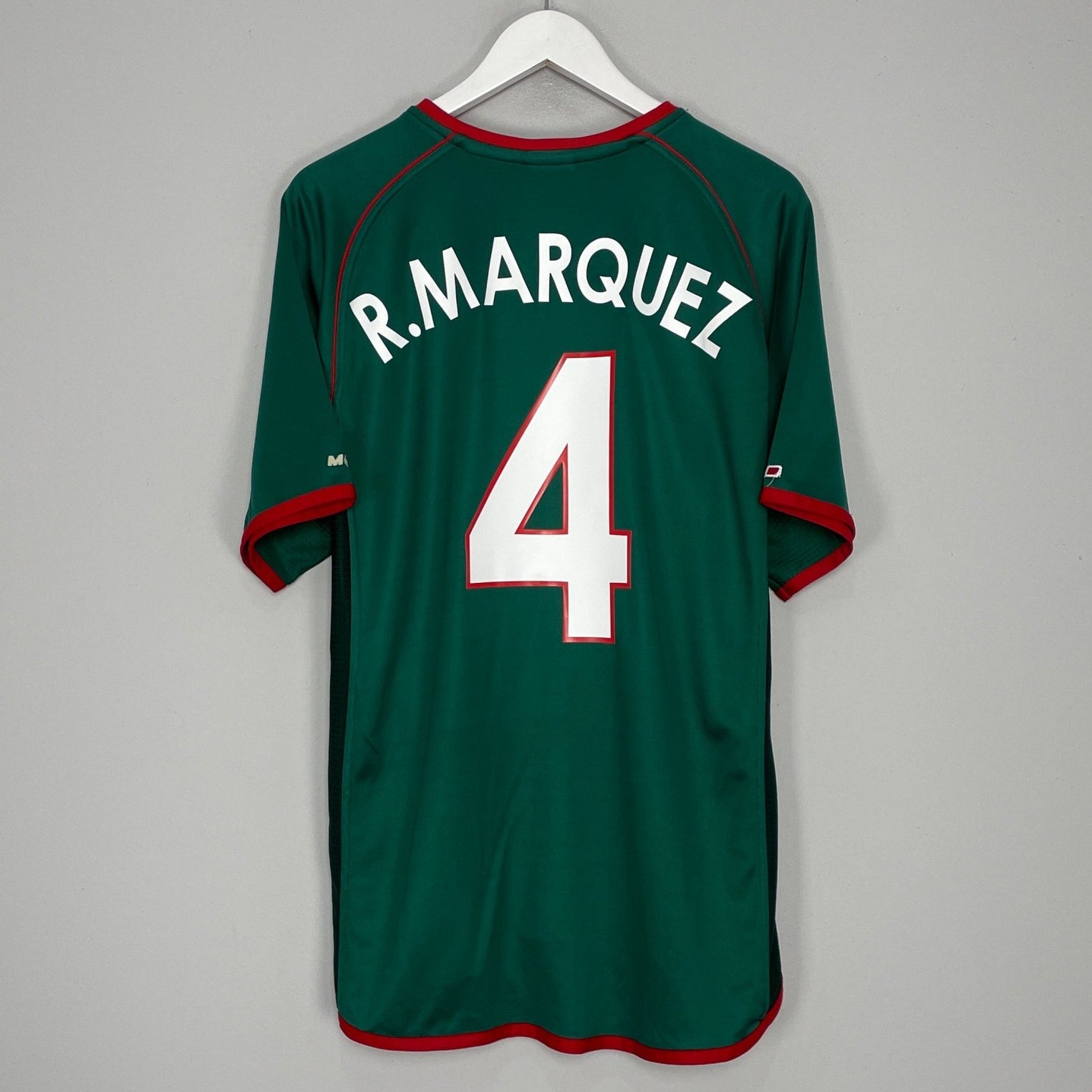 Shop 2002/03 MEXICO MARQUEZ #4 HOME SHIRT (XXL) ATLETICA, classic football shirts, vintage football shirts & retro soccer jerseys at Cult Kits