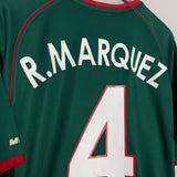 Shop 2002/03 MEXICO MARQUEZ #4 HOME SHIRT (XXL) ATLETICA, classic football shirts, vintage football shirts & retro soccer jerseys at Cult Kits