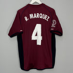 Shop 2002/03 MEXICO R.MARQUEZ #4 AWAY SHIRT (XL) ATLETICA, classic football shirts, vintage football shirts & retro soccer jerseys at Cult Kits