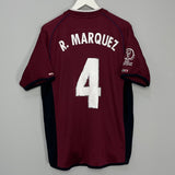 Shop 2002/03 MEXICO R.MARQUEZ #4 AWAY SHIRT (XL) ATLETICA, classic football shirts, vintage football shirts & retro soccer jerseys at Cult Kits