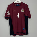 Shop 2002/03 MEXICO R.MARQUEZ #4 AWAY SHIRT (XL) ATLETICA, classic football shirts, vintage football shirts & retro soccer jerseys at Cult Kits