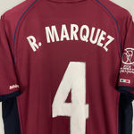 Shop 2002/03 MEXICO R.MARQUEZ #4 AWAY SHIRT (XL) ATLETICA, classic football shirts, vintage football shirts & retro soccer jerseys at Cult Kits