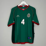 Shop 2002/03 MEXICO R.MARQUEZ #4 HOME SHIRT (L) ATLETICA, classic football shirts, vintage football shirts & retro soccer jerseys at Cult Kits