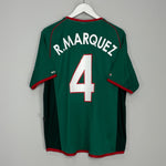 Shop 2002/03 MEXICO R.MARQUEZ #4 HOME SHIRT (L) ATLETICA, classic football shirts, vintage football shirts & retro soccer jerseys at Cult Kits