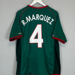 Shop 2002/03 MEXICO R.MARQUEZ #4 HOME SHIRT (XL) ATLETICA, classic football shirts, vintage football shirts & retro soccer jerseys at Cult Kits