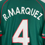 Shop 2002/03 MEXICO R.MARQUEZ #4 HOME SHIRT (XL) ATLETICA, classic football shirts, vintage football shirts & retro soccer jerseys at Cult Kits