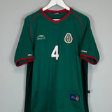 Shop 2002/03 MEXICO R.MARQUEZ #4 HOME SHIRT (XL) ATLETICA, classic football shirts, vintage football shirts & retro soccer jerseys at Cult Kits