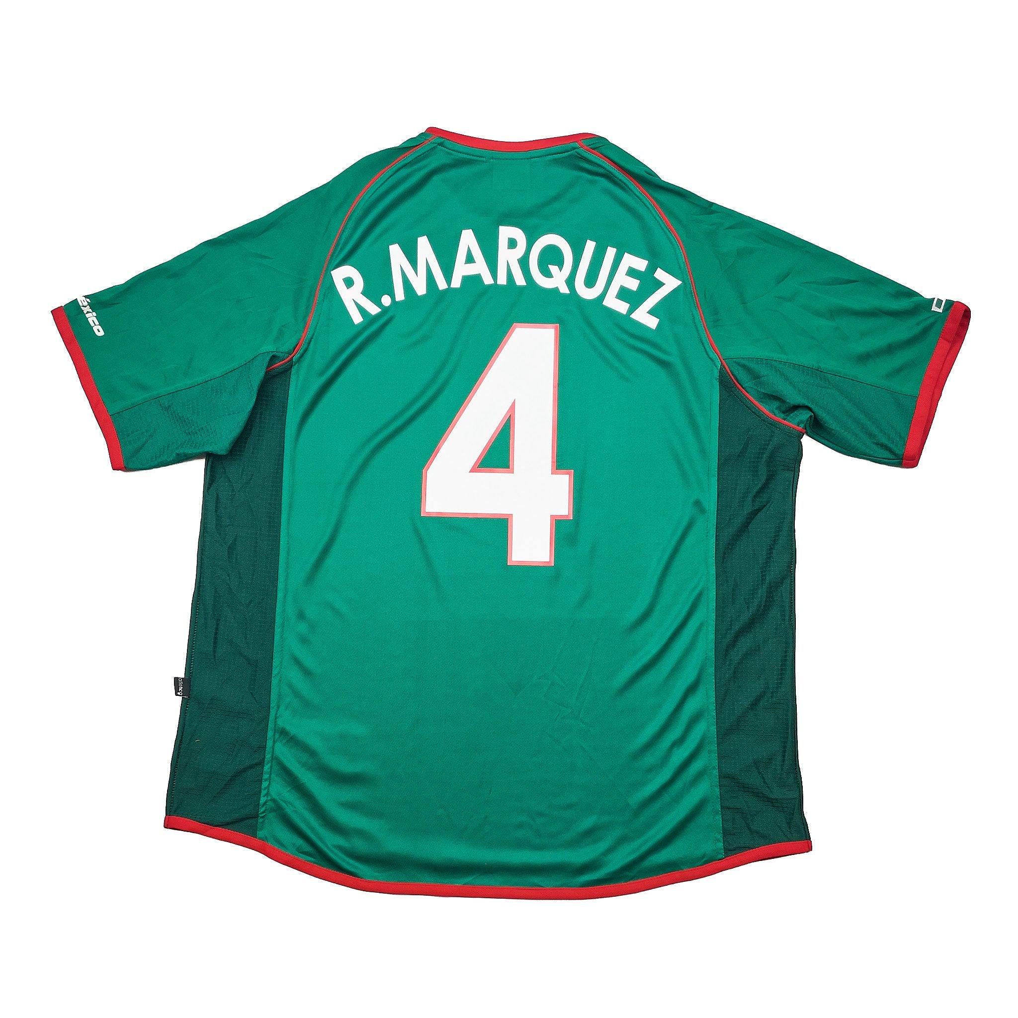 Buy 2002/03 Mexico R.Marquez 4 Home Shirt (XXL) Atletica ~ Free worldwide shipping available ~ Authentic Vintage Football Shirts from Cult Kits