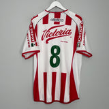 Shop 2002/03 NECAXA #8 HOME SHIRT (XL) ATLETICA, classic football shirts, vintage football shirts & retro soccer jerseys at Cult Kits
