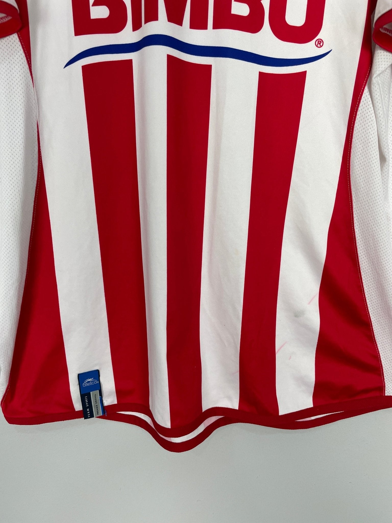 Shop 2002/03 NECAXA #8 HOME SHIRT (XL) ATLETICA, classic football shirts, vintage football shirts & retro soccer jerseys at Cult Kits
