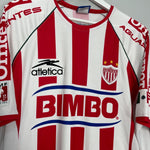 Shop 2002/03 NECAXA #8 HOME SHIRT (XL) ATLETICA, classic football shirts, vintage football shirts & retro soccer jerseys at Cult Kits