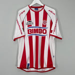 Shop 2002/03 NECAXA HOME SHIRT (XL) ATLETICA, classic football shirts, vintage football shirts & retro soccer jerseys at Cult Kits