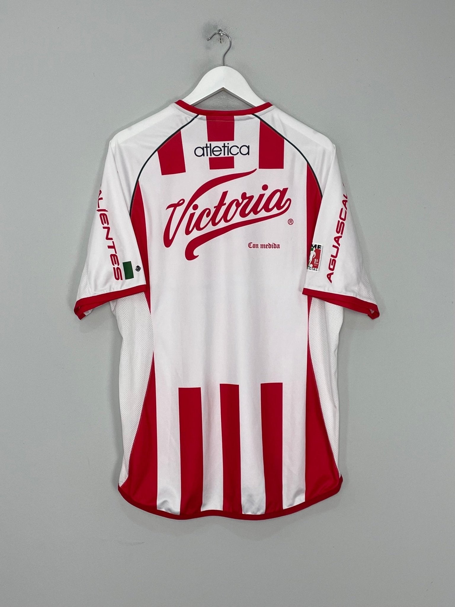Shop 2002/03 NECAXA HOME SHIRT (XL) ATLETICA, classic football shirts, vintage football shirts & retro soccer jerseys at Cult Kits