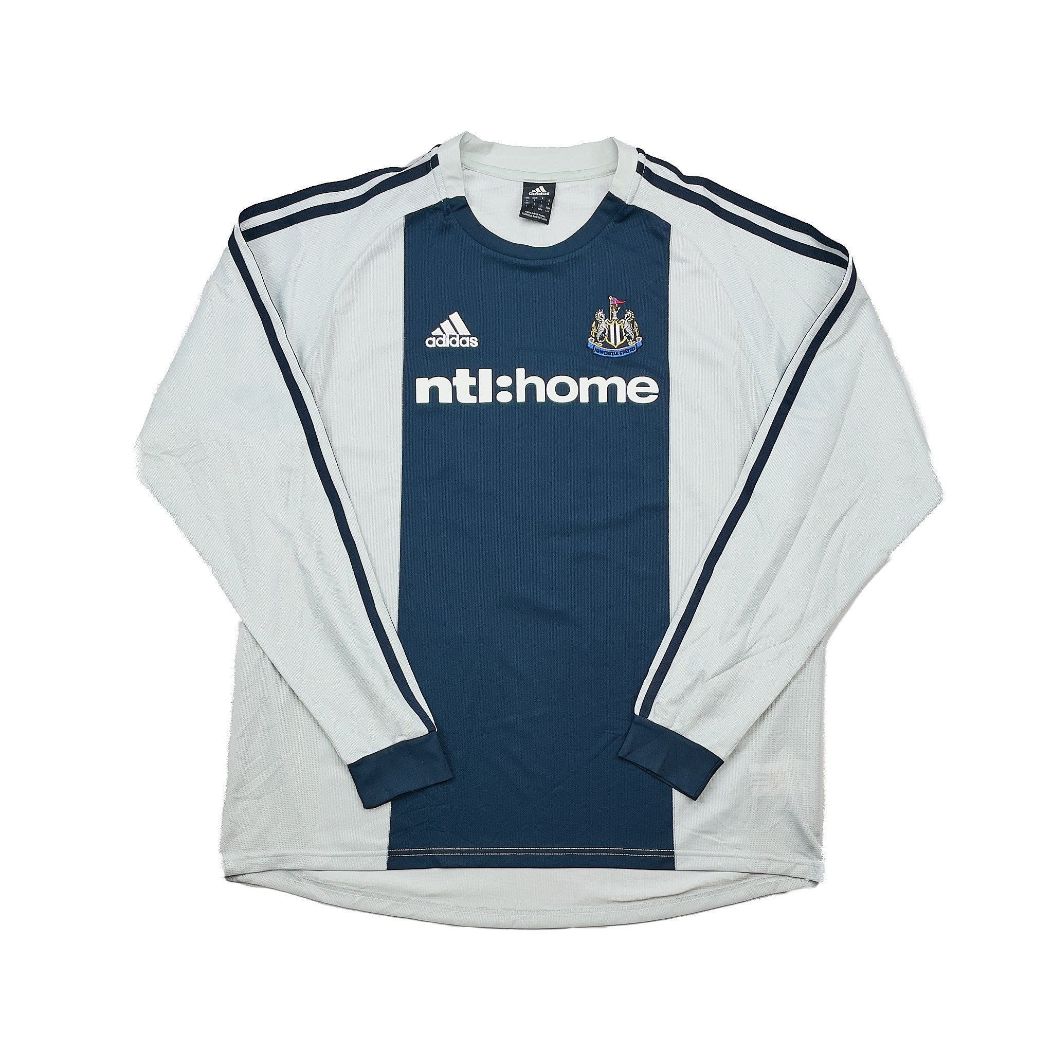 Buy 2002/03 Newcastle United Shearer 9 L/S Away Shirt (L) Adidas ~ Free worldwide shipping ~ Authentic Vintage Football Shirts from Cult Kits