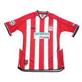 Buy 2002/03 Olympiakos Edu Dracena 15 *Match Issue* C/L Home Shirt (XL) Umbro ~ Free worldwide shipping ~ Authentic Vintage Football Shirts from Cult Kits