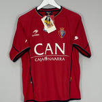 Shop 2002/03 OSASUNA VIDRIO #12 *BNWT* HOME SHIRT (S) ASTORE, classic football shirts, vintage football shirts & retro soccer jerseys at Cult Kits