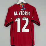 Shop 2002/03 OSASUNA VIDRIO #12 *BNWT* HOME SHIRT (S) ASTORE, classic football shirts, vintage football shirts & retro soccer jerseys at Cult Kits