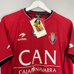 Shop 2002/03 OSASUNA VIDRIO #12 *BNWT* HOME SHIRT (S) ASTORE, classic football shirts, vintage football shirts & retro soccer jerseys at Cult Kits