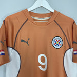 Shop 2002/03 PARAGUAY SANTA CRUZ #9 AWAY SHIRT (M) PUMA, classic football shirts, vintage football shirts & retro soccer jerseys at Cult Kits