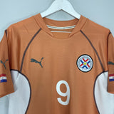 Shop 2002/03 PARAGUAY SANTA CRUZ #9 AWAY SHIRT (M) PUMA, classic football shirts, vintage football shirts & retro soccer jerseys at Cult Kits