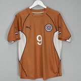 Shop 2002/03 PARAGUAY SANTA CRUZ #9 AWAY SHIRT (M) PUMA, classic football shirts, vintage football shirts & retro soccer jerseys at Cult Kits