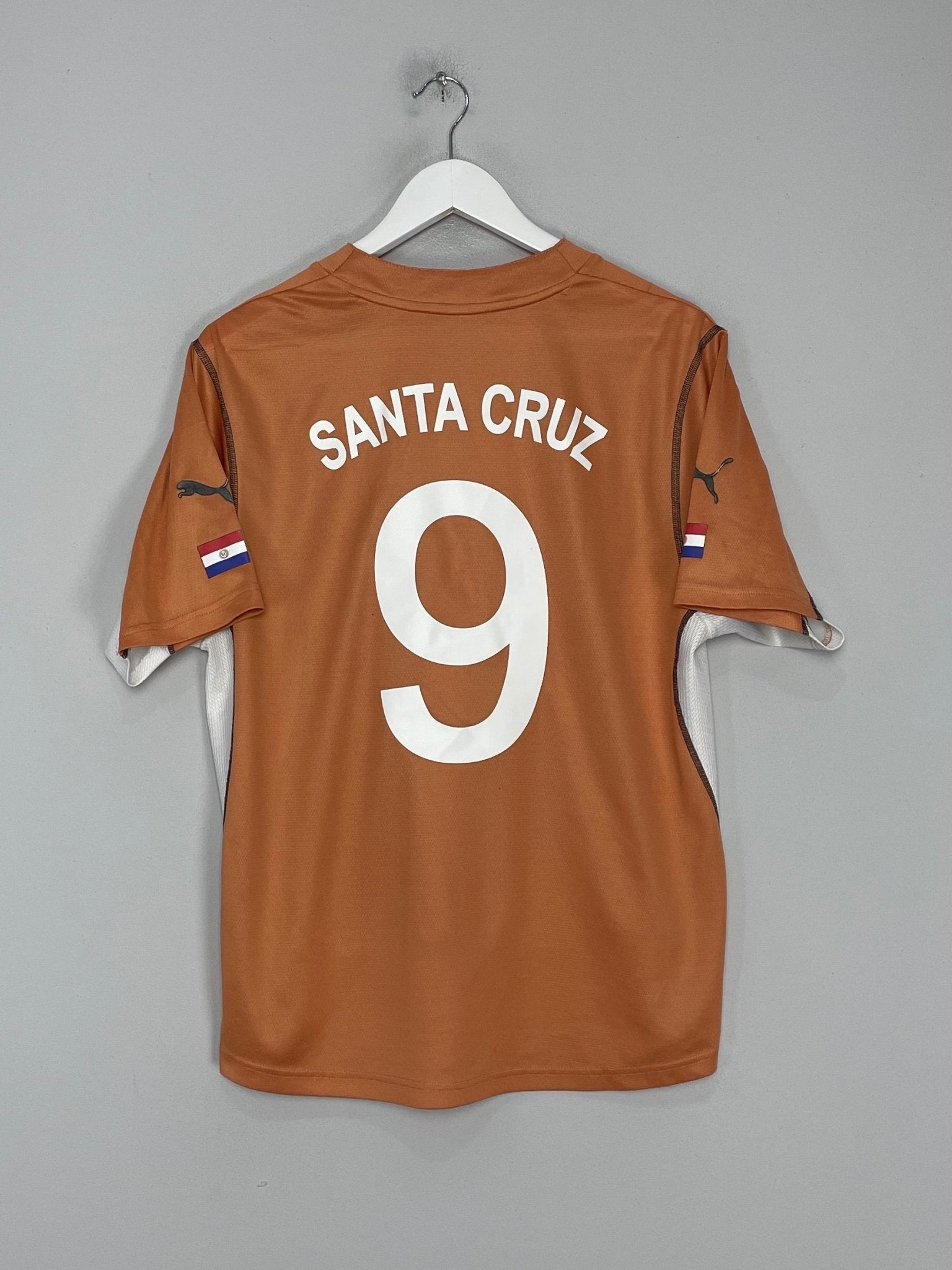 Shop 2002/03 PARAGUAY SANTA CRUZ #9 AWAY SHIRT (M) PUMA, classic football shirts, vintage football shirts & retro soccer jerseys at Cult Kits