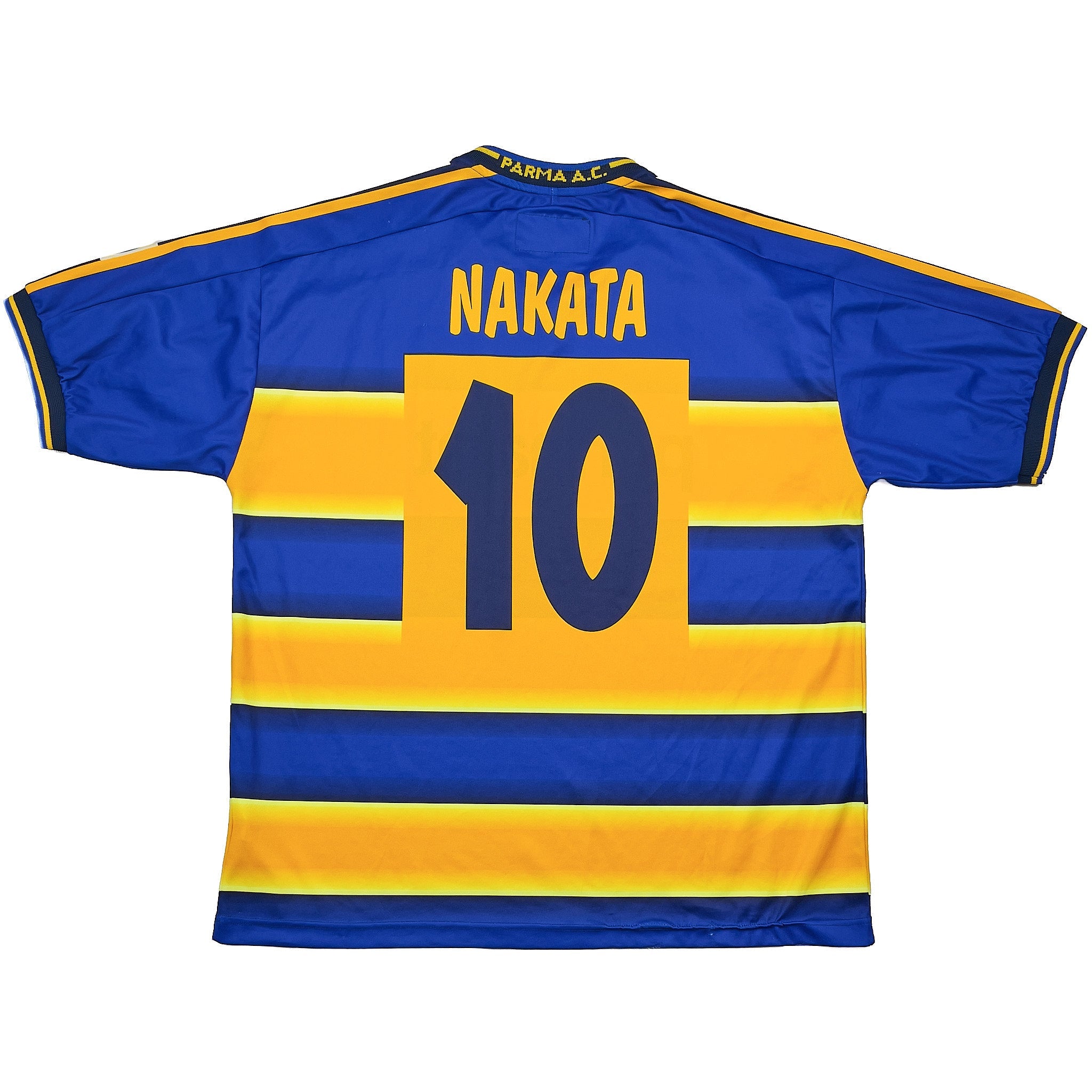 Buy 2002/03 Parma Nakata 10 *90 Years* Home Shirt (L) Champion ~ Free worldwide shipping available ~ Authentic Vintage Football Shirts from Cult Kits