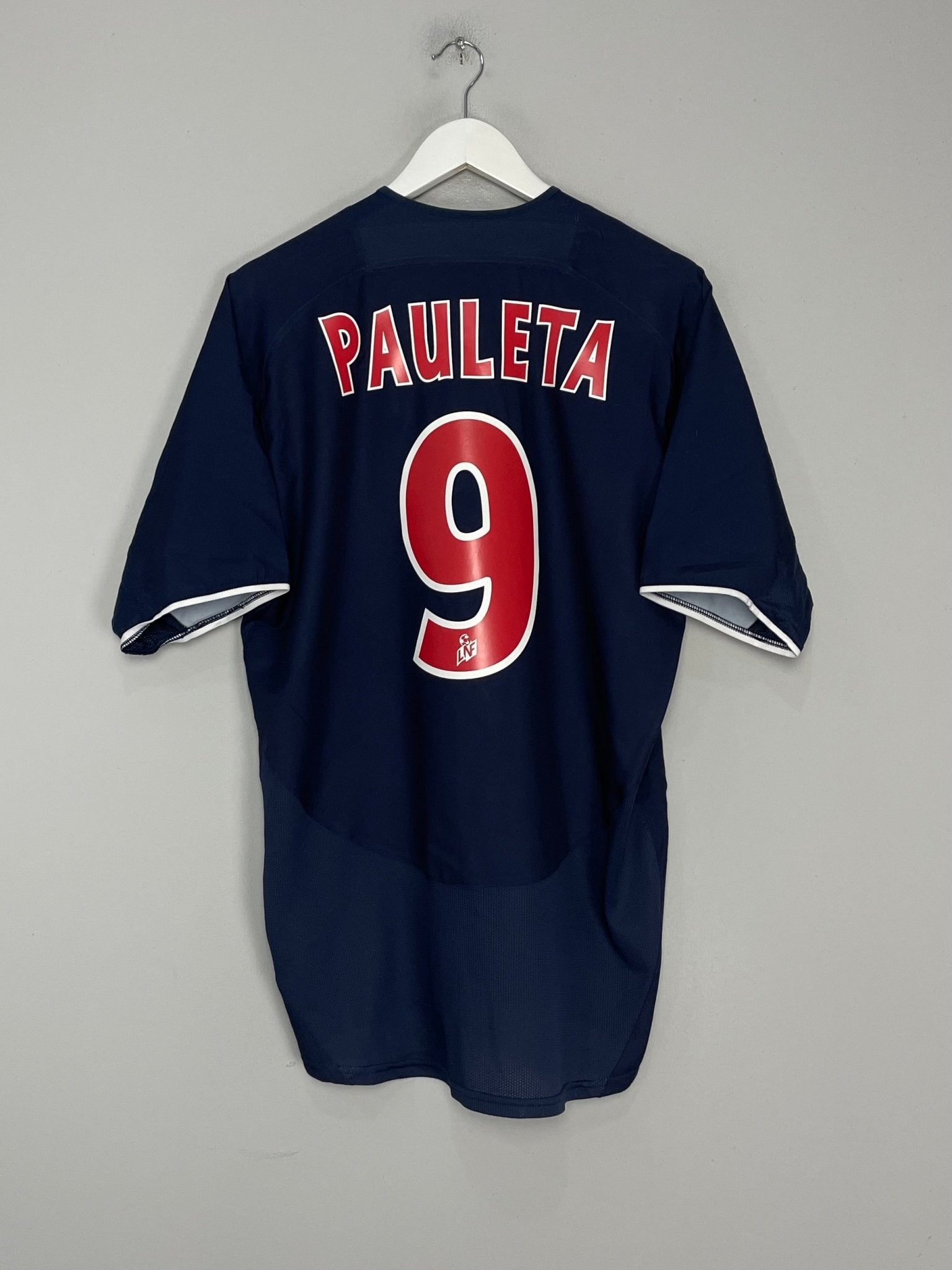 Shop 2002/03 PSG PAULETA #9 HOME SHIRT (L) NIKE, classic football shirts, vintage football shirts & retro soccer jerseys at Cult Kits
