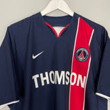 Shop 2002/03 PSG PAULETA #9 HOME SHIRT (L) NIKE, classic football shirts, vintage football shirts & retro soccer jerseys at Cult Kits