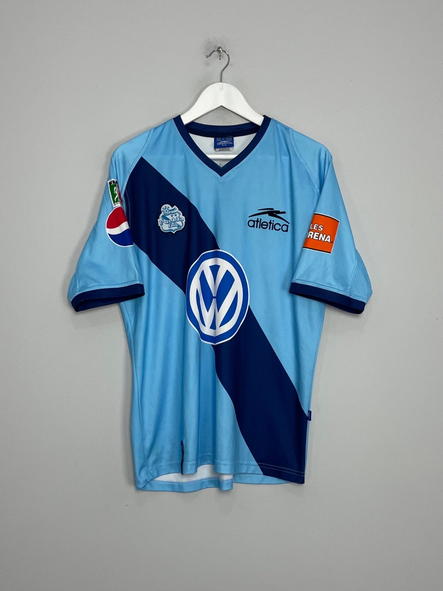 Shop 2002/03 PUEBLA #10 AWAY SHIRT (M) ATLETICA, classic football shirts, vintage football shirts & retro soccer jerseys at Cult Kits