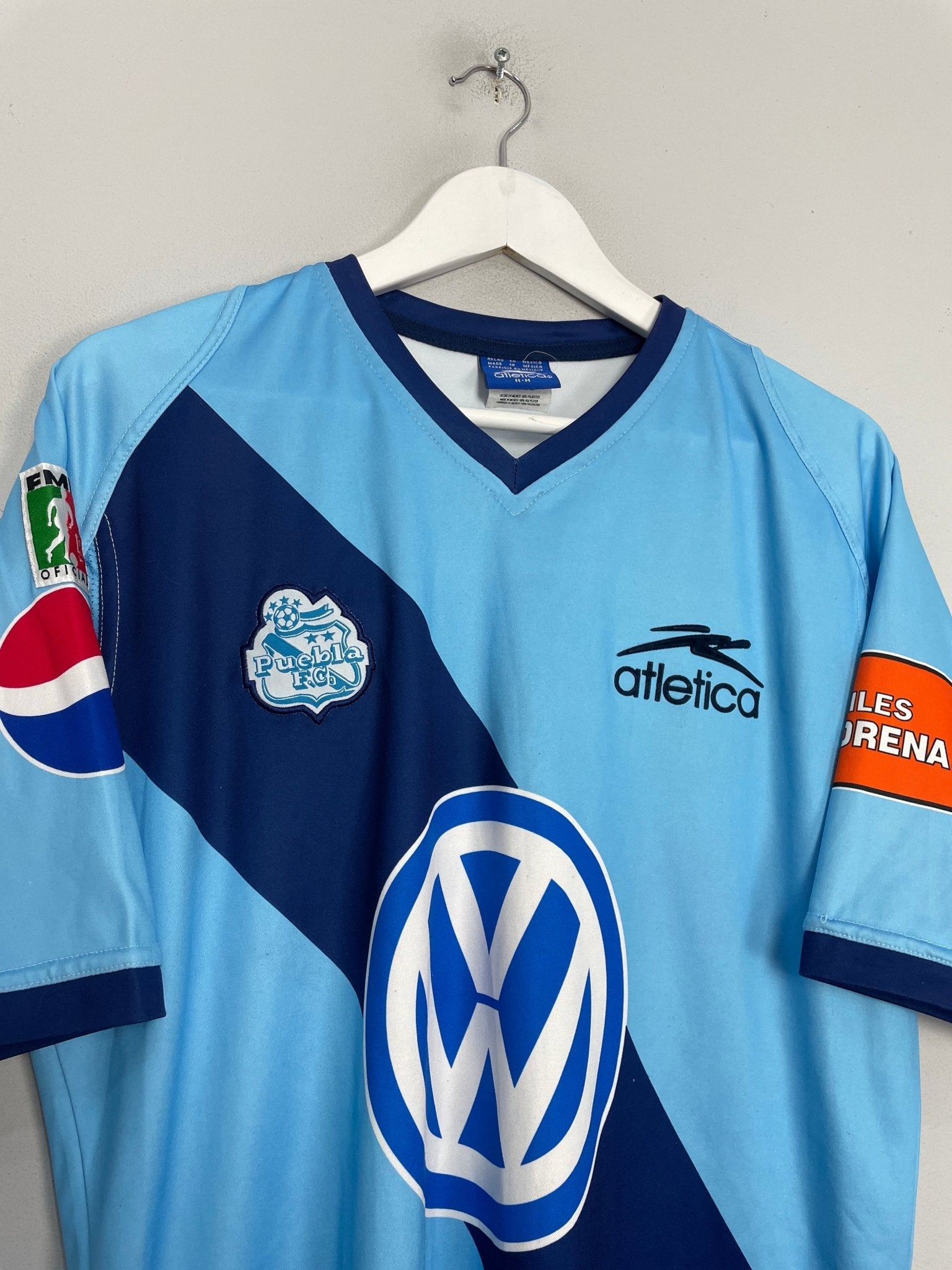 Shop 2002/03 PUEBLA #10 AWAY SHIRT (M) ATLETICA, classic football shirts, vintage football shirts & retro soccer jerseys at Cult Kits