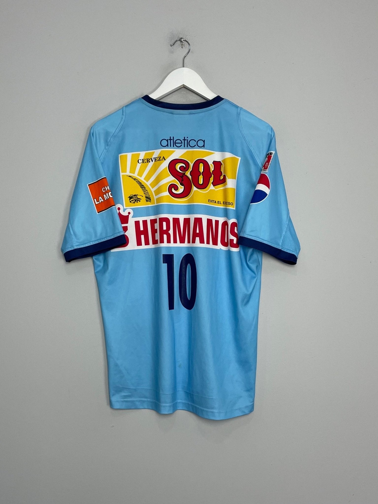 Shop 2002/03 PUEBLA #10 AWAY SHIRT (M) ATLETICA, classic football shirts, vintage football shirts & retro soccer jerseys at Cult Kits