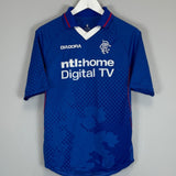 Shop 2002/03 RANGERS HOME SHIRT (S) DIADORA, classic football shirts, vintage football shirts & retro soccer jerseys at Cult Kits