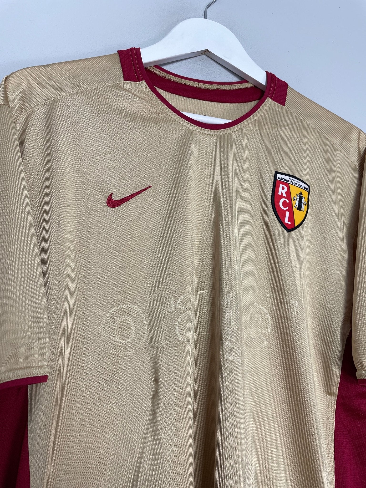Shop 2002/03 RC LENS HOME SHIRT (L) NIKE, classic football shirts, vintage football shirts & retro soccer jerseys at Cult Kits