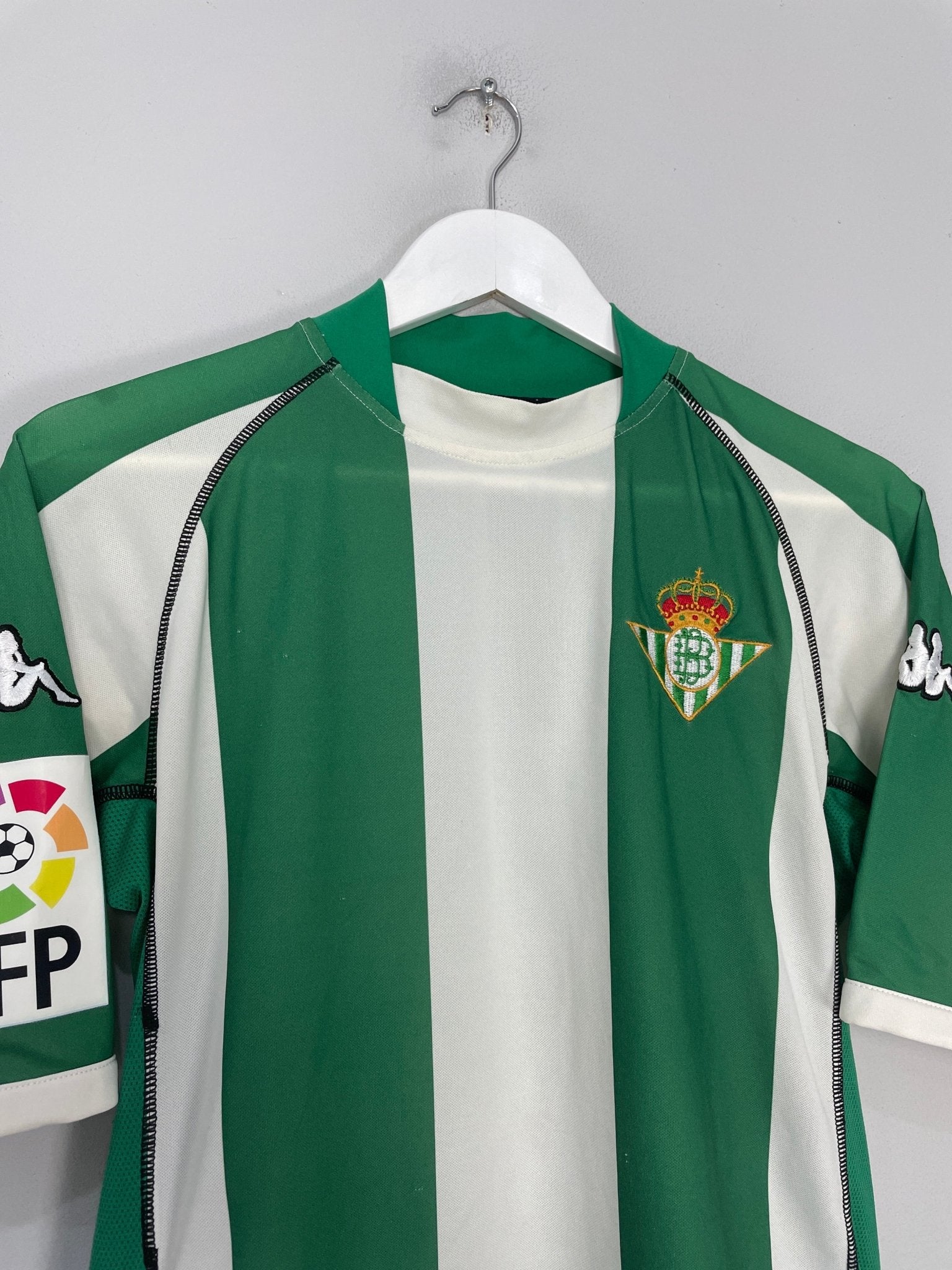Shop 2002/03 REAL BETIS DENILSON #16 HOME SHIRT (S) KAPPA, classic football shirts, vintage football shirts & retro soccer jerseys at Cult Kits