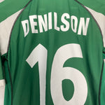 Shop 2002/03 REAL BETIS DENILSON #16 HOME SHIRT (S) KAPPA, classic football shirts, vintage football shirts & retro soccer jerseys at Cult Kits
