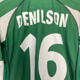 Shop 2002/03 REAL BETIS DENILSON #16 HOME SHIRT (S) KAPPA, classic football shirts, vintage football shirts & retro soccer jerseys at Cult Kits
