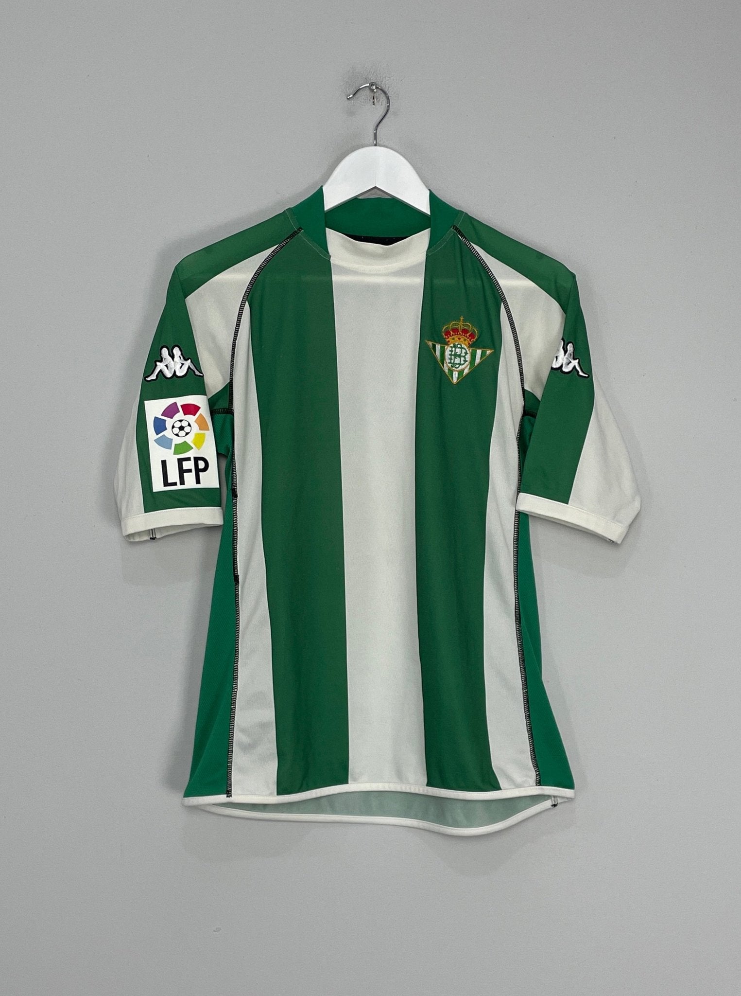 Shop 2002/03 REAL BETIS DENILSON #16 HOME SHIRT (S) KAPPA, classic football shirts, vintage football shirts & retro soccer jerseys at Cult Kits