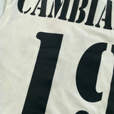 Buy 2002/03 Real Madrid Cambiasso 19 L/S C/L Home Shirt (M) Adidas ~ Free worldwide shipping ~ Authentic Vintage Football Shirts from Cult Kits