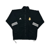Buy 2002/03 Real Madrid *Centenary* Fleece Jacket (M) Adidas ~ Free worldwide shipping ~ Authentic Vintage Football Shirts from Cult Kits