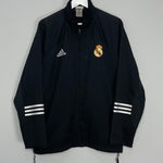 Shop 2002/03 REAL MADRID *CENTENARY* TRACK JACKET (M) ADIDAS, classic football shirts, vintage football shirts & retro soccer jerseys at Cult Kits