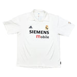 Buy 2002/03 Real Madrid Figo 10 *Centenary* Home Shirt (L) Adidas ~ Free worldwide shipping ~ Authentic Vintage Football Shirts from Cult Kits